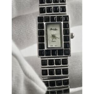 Park Lane Ladies Quartz Watch MOP Dial Checkerboard Pattern New Battery Runs